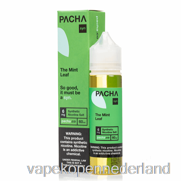 Vape Nederland Het Muntblad Honingdauwbes Kiwi - Pachamama - 60ml 0mg